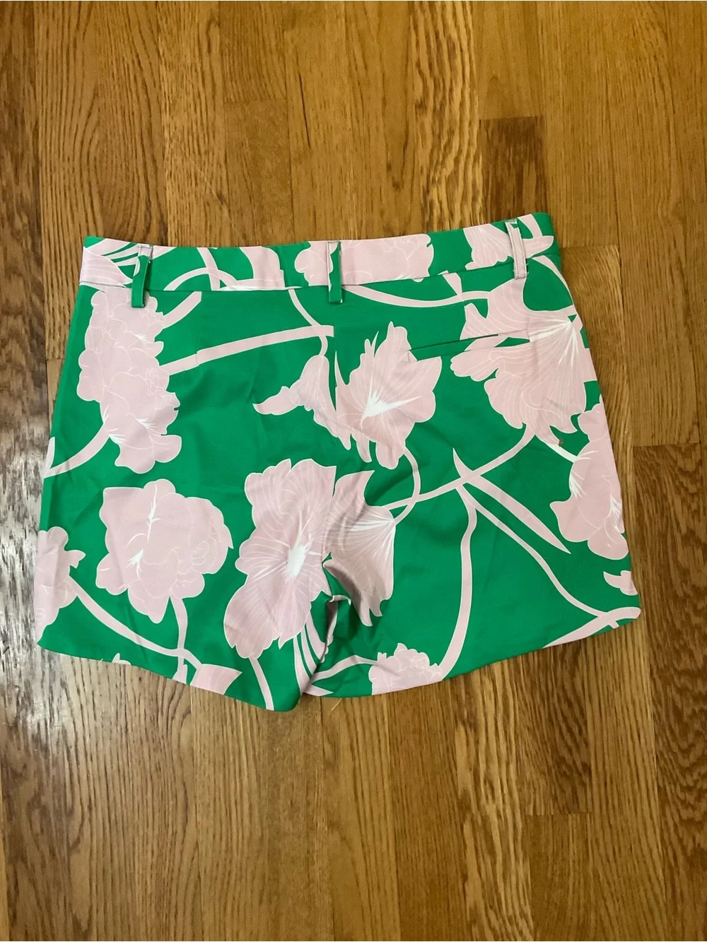 Jade - Beautiful Pink and Green Floral Shorts. Size 8